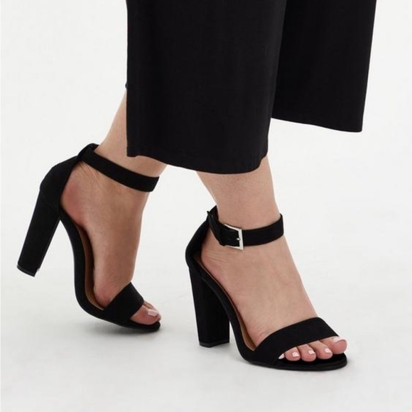torrid Shoes - SOLD NWOT Torrid Two Strap Tapered Heel Sandal